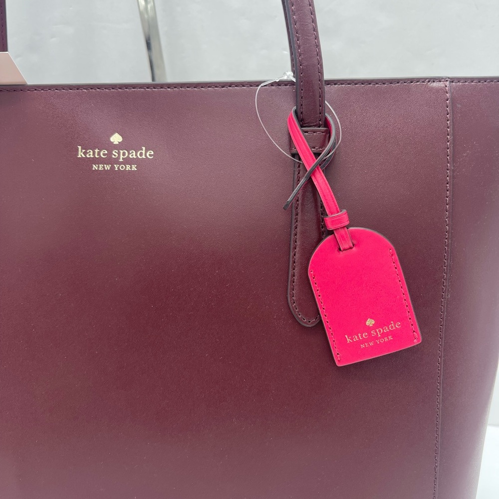 Kate Spade New York SCHUYLER MEDIUM TOTE Shoulder Bag 
Cherrywood 
NWT - Picture 2 of 16